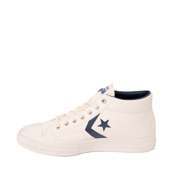 alternate view Converse Star Player 76 Mid Sneaker - White / NavyALT1