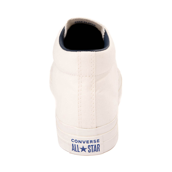 alternate view Converse Star Player 76 Mid Sneaker - White / NavyALT4