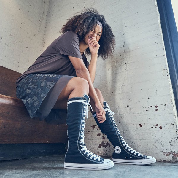 Converse high tops with stars best sale