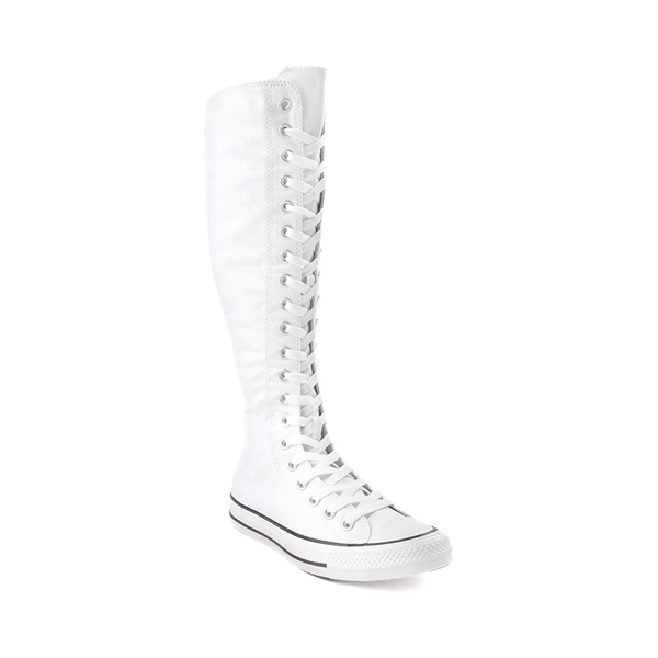 Converse white boots best sale