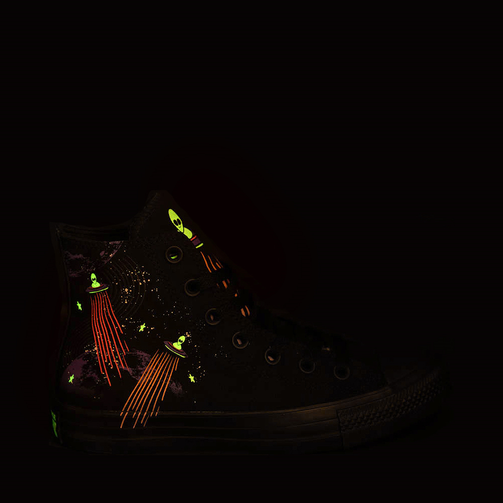 Converse Chuck Taylor All Star Hi Groovy Space Glow Sneaker - Black |  Journeys