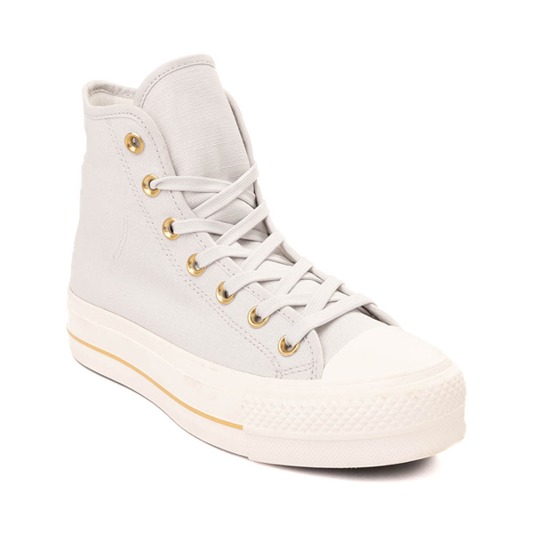 alternate view Womens Converse Chuck Taylor All Star Lift Hi Sneaker - Barely GrayALT5