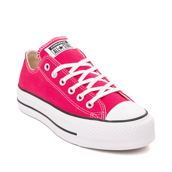 Women's pink shops converse