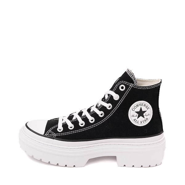 alternate view Womens Converse Chuck Taylor All Star Hi Lugged Heel Sneaker - BlackALT1