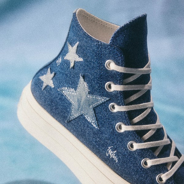 Denim blue converse ladies hotsell