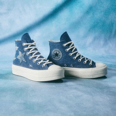 Womens Converse Chuck Taylor All Star Lift Denim High-Top Sneaker