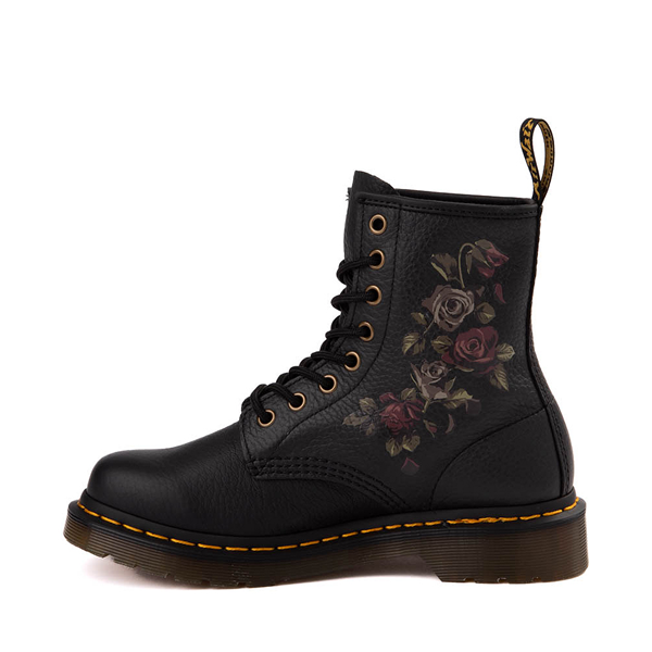 Dr. Martens 1460 8-Eye Decayed Roses Boot - Black