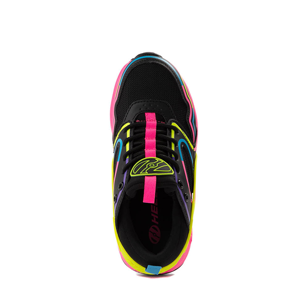 alternate view Heelys Force Skate Shoe - Little Kid / Big Kid - Black / Neon MulticolorALT2