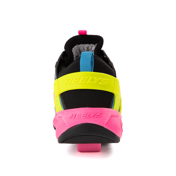 alternate view Heelys Force Skate Shoe - Little Kid / Big Kid - Black / Neon MulticolorALT4