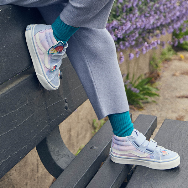 Purple high top vans journeys online