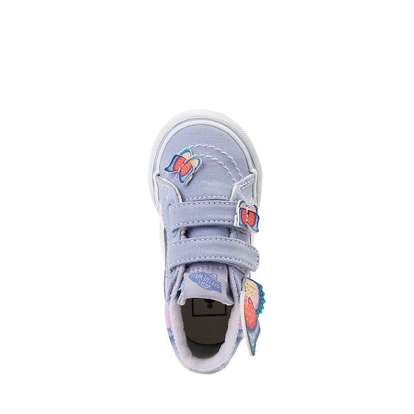 alternate view Vans Sk8-Mid Reissue V Skate Shoe - Baby / Toddler - Purple / Butterfly WingsALT2