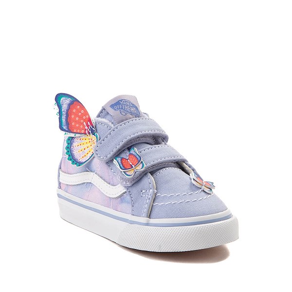 alternate view Vans Sk8-Mid Reissue V Skate Shoe - Baby / Toddler - Purple / Butterfly WingsALT5