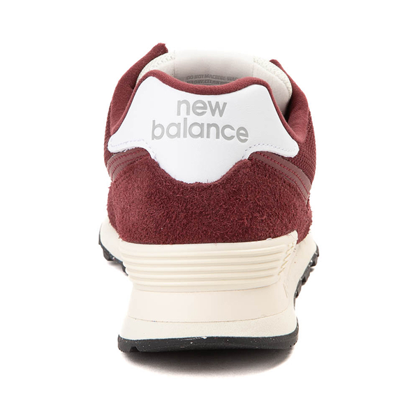 Mens New Balance 574 Athletic Shoe - Crimson / White / Angora | Journeys