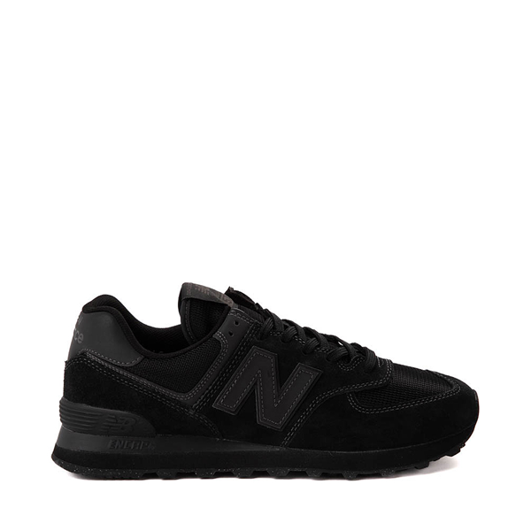 Mens New Balance 574 Athletic Shoe - Black Monochrome