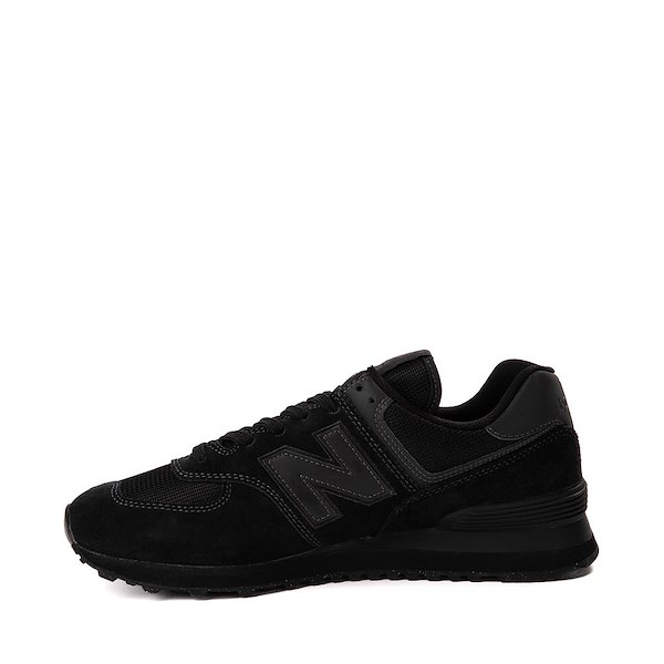 alternate view New Balance 574 Athletic Shoe - Black MonochromeALT1