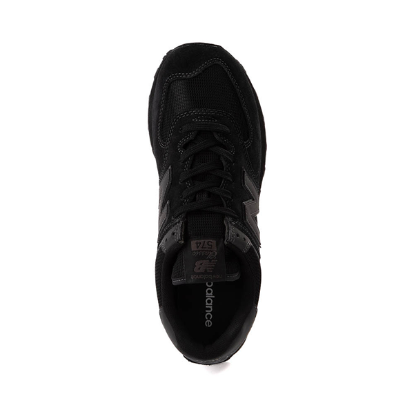 Mens New Balance 574 Athletic Shoe - Black Monochrome