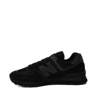 Mens New Balance 574 Athletic Shoe - Black Monochrome | Journeys