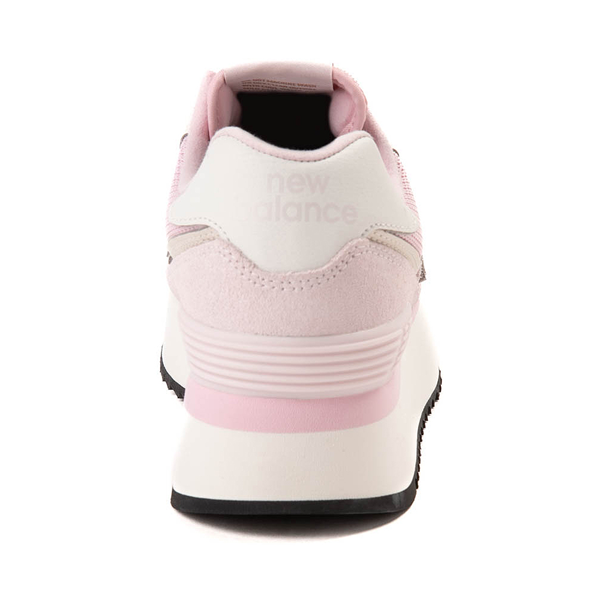 alternate view Womens New Balance 574+ Athletic Shoe - Mid-Century Pink / Pink Granite / LinenALT4