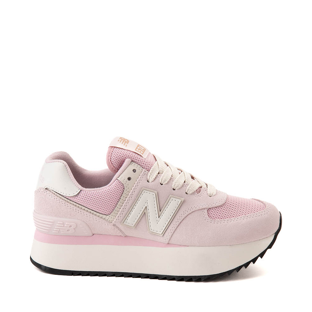 Womens New Balance 574 Athletic Shoe Mid Century Pink Pink Granite Linen Journeys