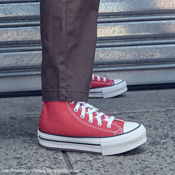 alternate view Converse Chuck Taylor All Star Hi Lift Sneaker - Little Kid - Red / WhiteALT1C