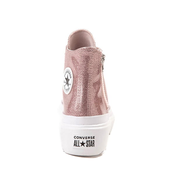 Converse Chuck Taylor All Star Hi Lugged Glitter Gleam Sneaker Big Kid Blush Hush Journeys