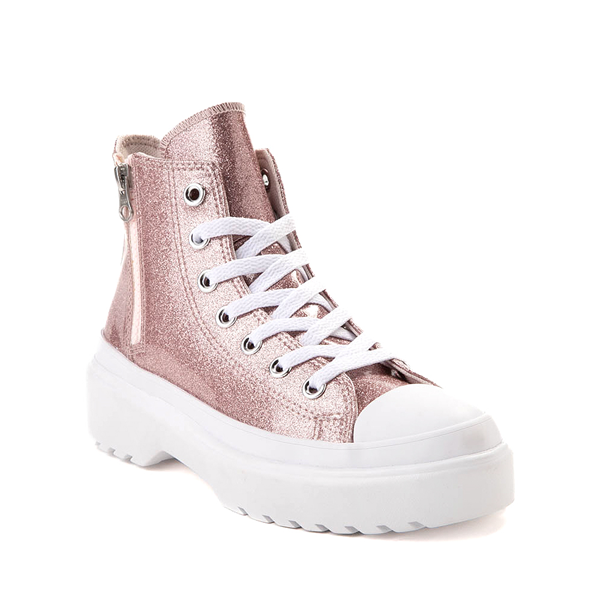 Rose gold and grey fashion converse