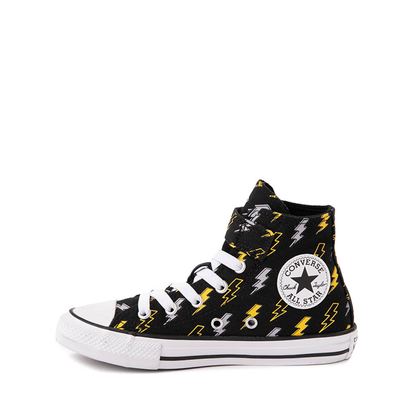 Converse Chuck Taylor All Star Electric Bolt Easy-On High-Top Sneaker - Little Kid Black / Golden Wren Ghost Town