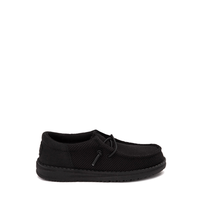Main view of HEYDUDE Wally Funk Casual Shoe - Toddler - Black Monochrome