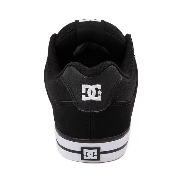 DC Shoes Pure Elastic – Sneaker Da Ragazzo In Pelle Scamosciata – Nero/Bianco – Lacci Elastici, Suola Pill-Pattern, Taglia 39 EU