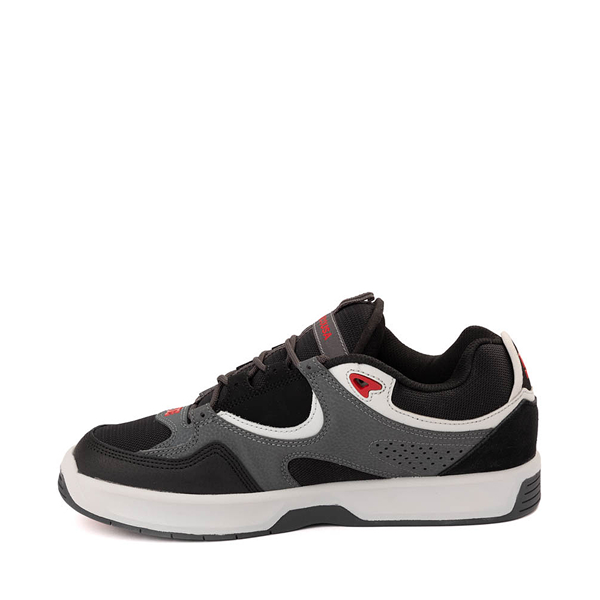 Mens DC Kalynx Zero Skate Shoe - Grey / Black Red