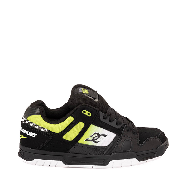 Mens DC Stag SE Skate Shoe - Black / Green