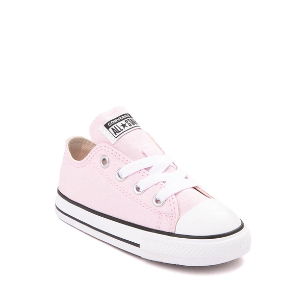 alternate view Converse Chuck Taylor All Star Lo Sneaker - Baby / Toddler - Pink FoamALT5