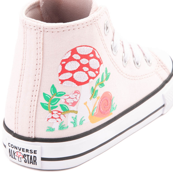 alternate view Converse Chuck Taylor All Star Hi Mushroom Garden Sneaker - Baby / Toddler - Blush HushALT4B