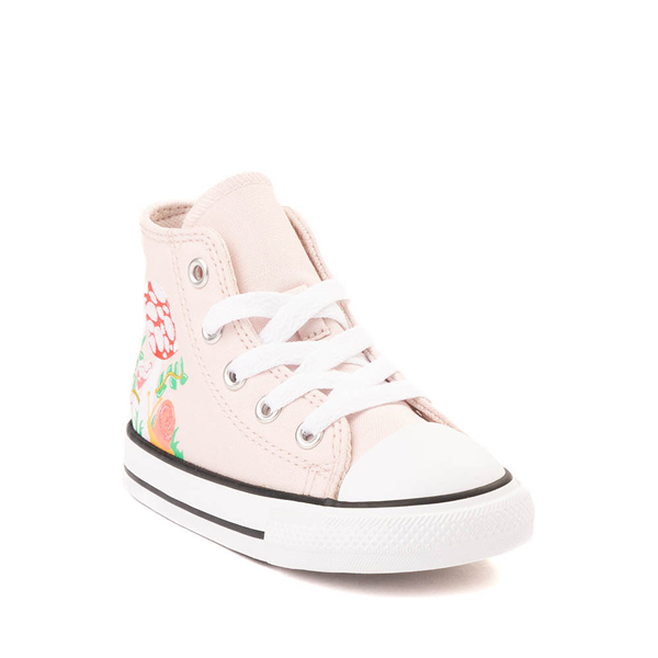 alternate view Converse Chuck Taylor All Star Hi Mushroom Garden Sneaker - Baby / Toddler - Blush HushALT5