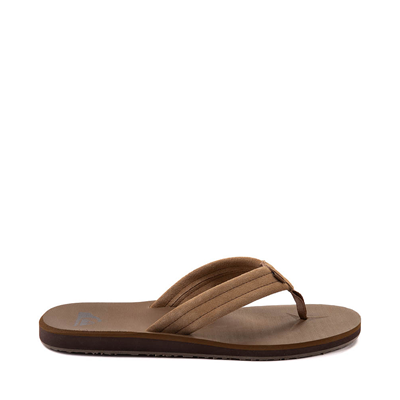 Mens Quiksilver Carver Suede Core Sandal Tan