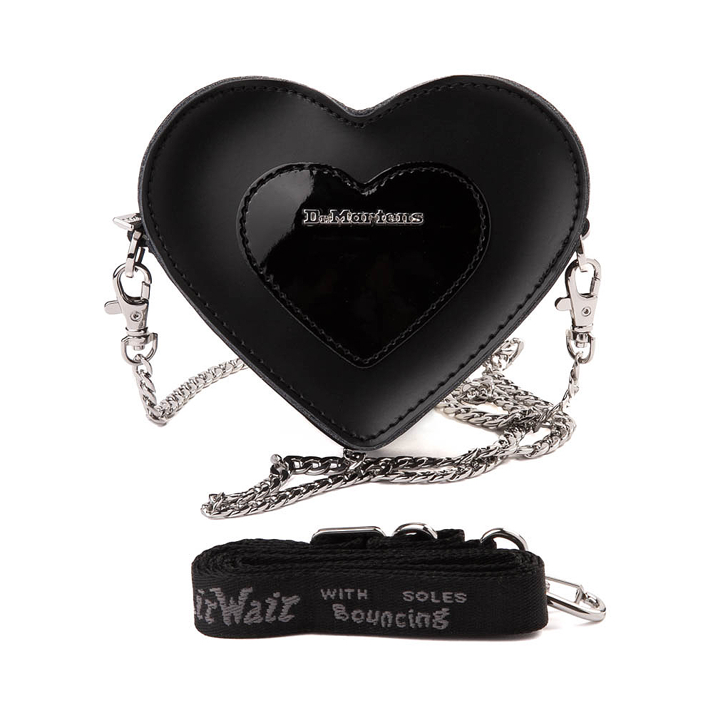 Dr. Martens Mini Heart-Shaped Bag - Black | Journeys