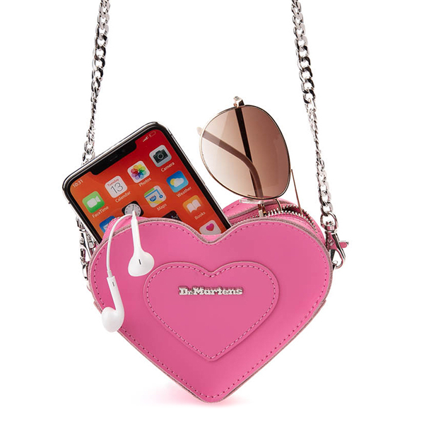 Dr. Martens Mini Heart-Shaped Bag - Pink