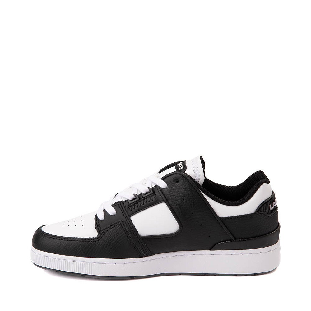 Womens Lacoste Court Cage Athletic Shoe - Black / White | Journeys