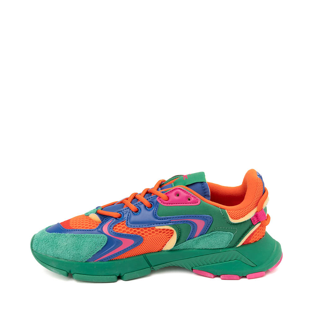 Womens Lacoste L003 Neo Athletic Shoe - Green / Orange / Blue / Pink ...