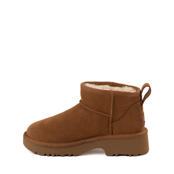 UGG® Classic Ultra Mini New Heights Boot - Little Kid / Big Kid - Chestnut