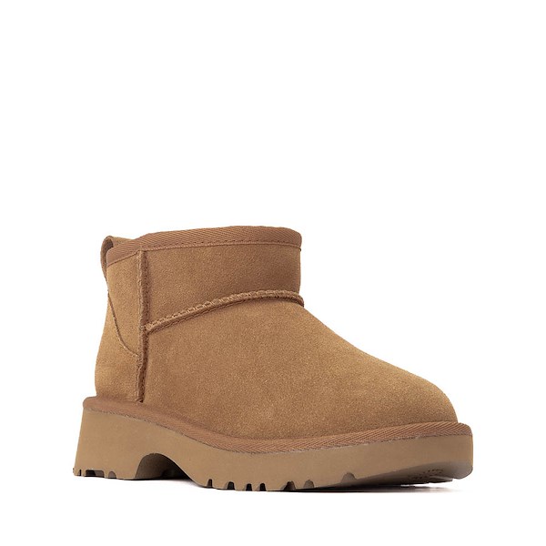 alternate view UGG® Classic Ultra Mini New Heights Boot - Little Kid / Big Kid - ChestnutALT5