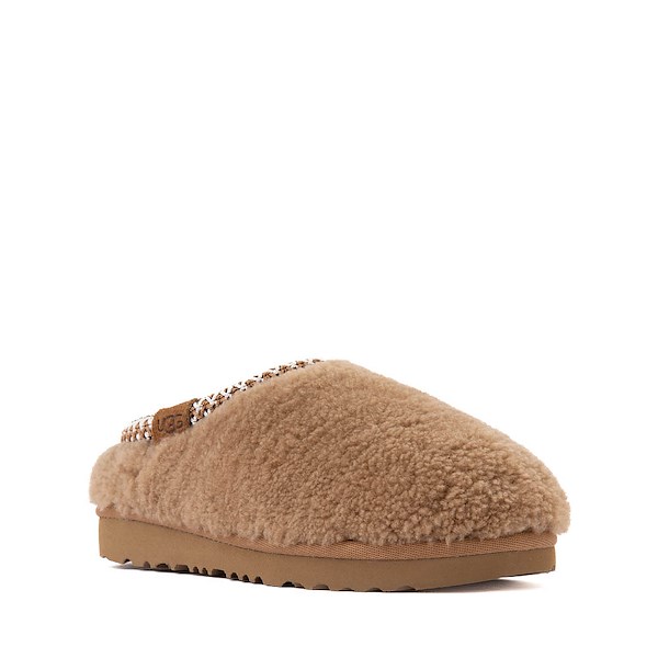 alternate view UGG® Tasman Maxi Curly Slipper - Little Kid / Big Kid - ChestnutALT5