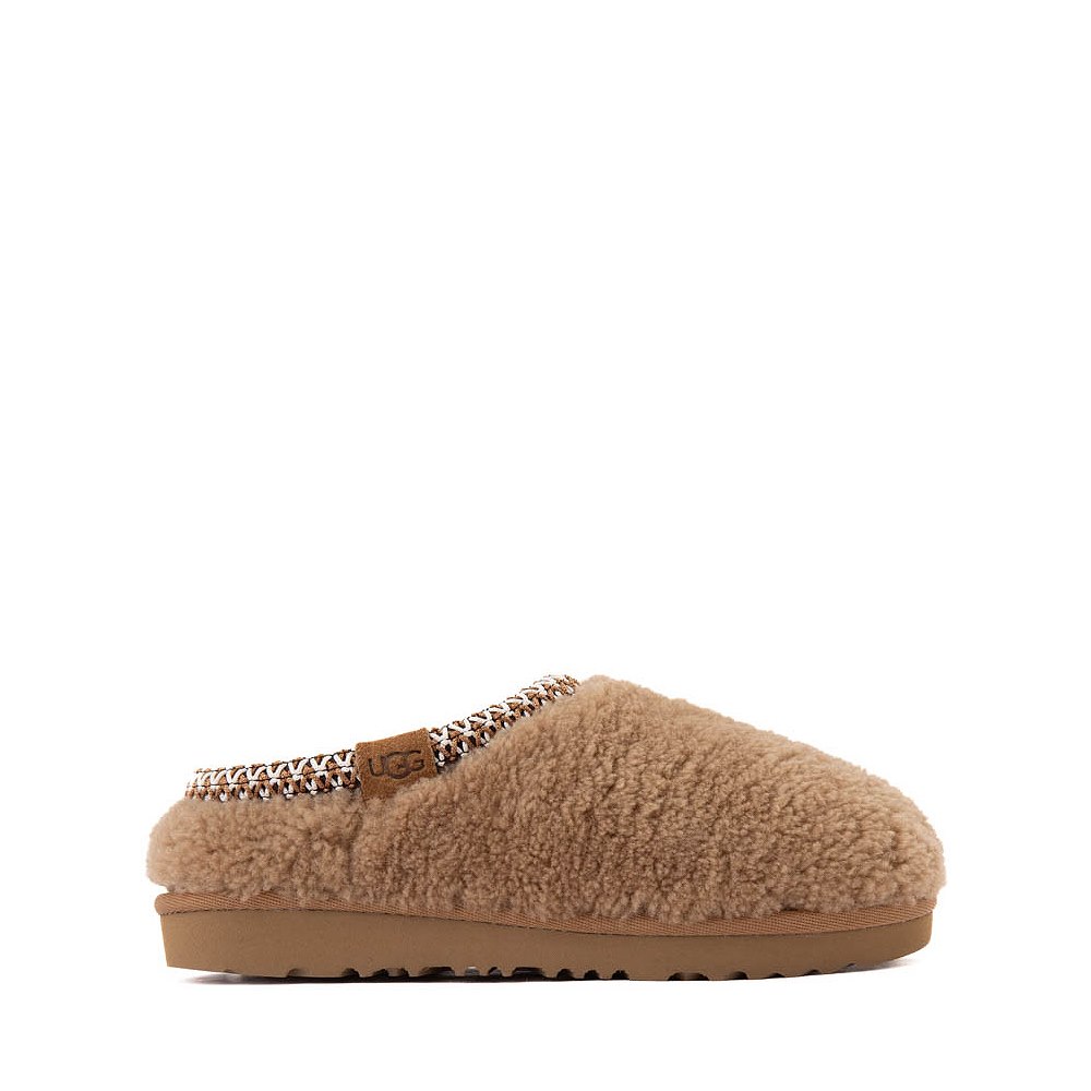 UGG&reg; Tasman Maxi Curly Slipper - Little Kid / Big Kid - Chestnut