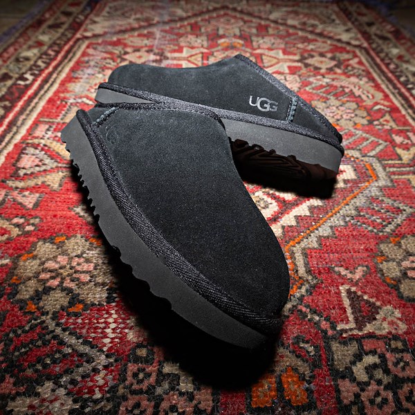 alternate view UGG® Classic Slip-On Slipper - Little Kid / Big Kid - BlackHERO