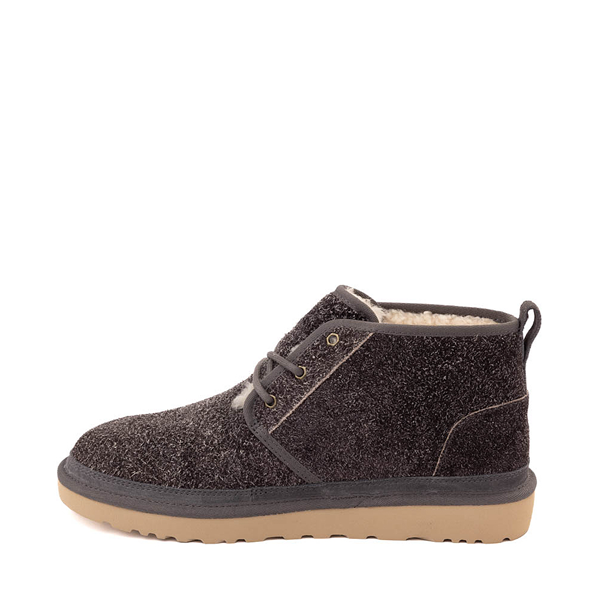 Mens UGG® Neumel Shaggy Suede Boot - Dark Grey