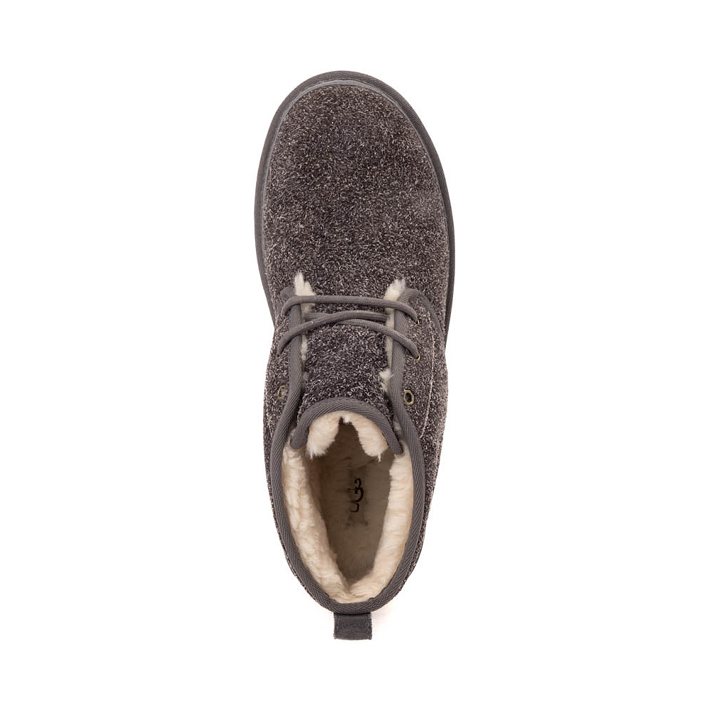 Mens UGG® Neumel Shaggy Suede Boot - Dark Grey | Journeys