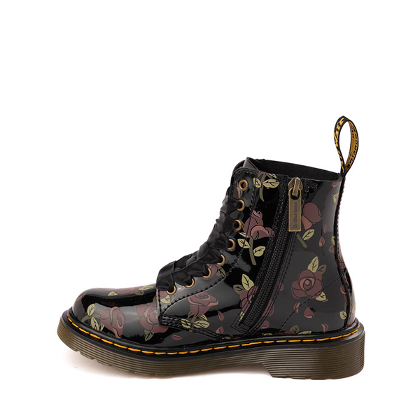 Dr. Martens 1460 Pascal Patent Boot - Little Kid / Big Black Decayed Rose