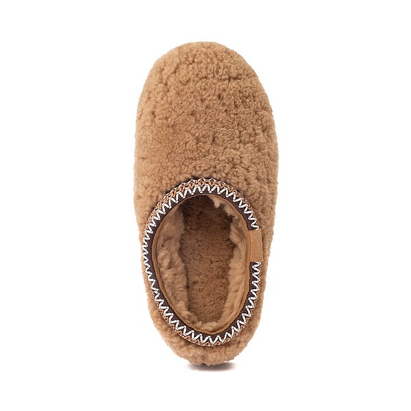 alternate view Womens UGG® Tasman Maxi Curly Slipper - ChestnutALT2