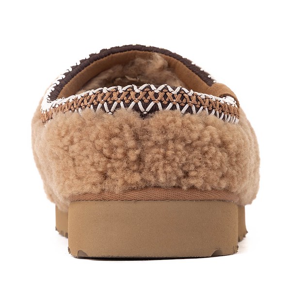 alternate view Womens UGG® Tasman Maxi Curly Slipper - ChestnutALT4
