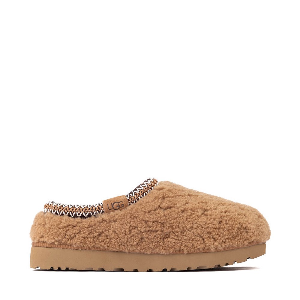 Womens UGG&reg; Tasman Maxi Curly Slipper - Chestnut